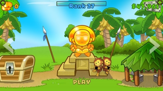 Game chiến thuật bảo vệ vương quốc khỉ khỏi lũ Bloon tàn ác