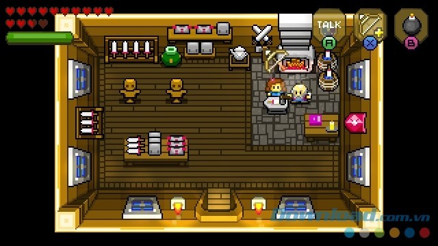 Nói chuyện với nhiều nhân vật trong game phiêu lưu hành động mới Blossom Tales: The Sleeping King cho máy tính