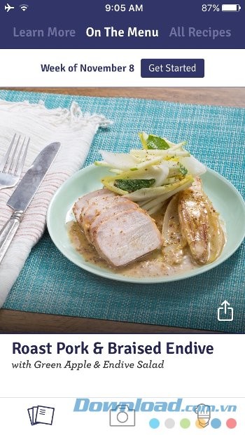 Thực đơn món ăn theo mùa