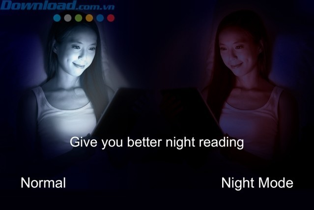 Sự khác nhau giữa chế độ ban đêm và bình thường