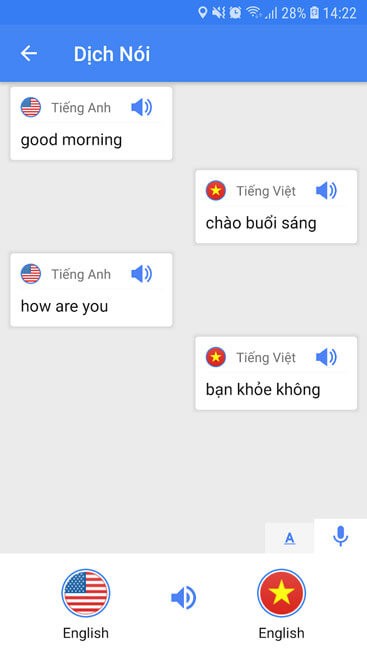 Dịch bằng giọng nói