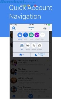 Điều hướng giữa các tài khoản nhanh chóng