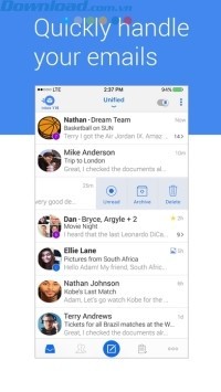 Thao tác ngay trên thông báo