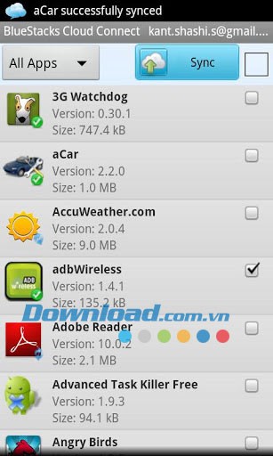 BlueStacks Cloud Connect for Android
