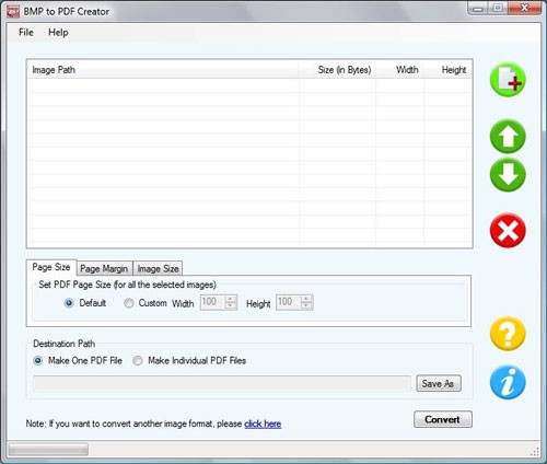 BMP to PDF Creator