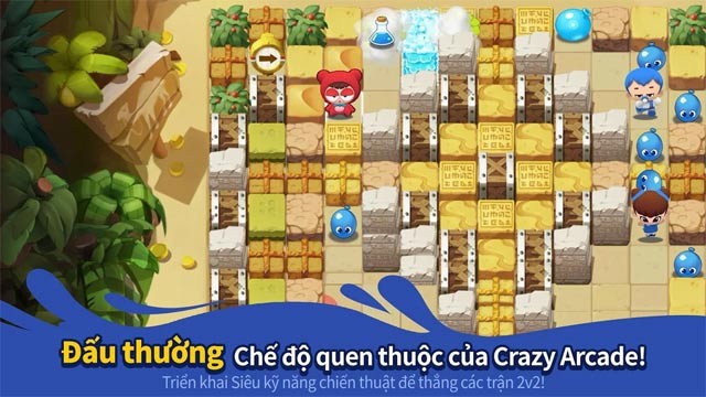 Đấu thường - Chế độ quen thuộc của Crazy Arcade