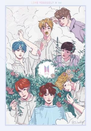Bộ ảnh nhóm nhạc BTS đáng yêu