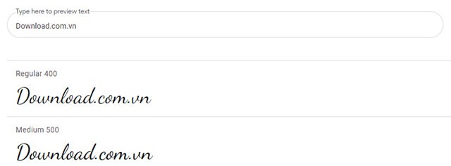 Font chữ viết tay mô phỏng đẹp mắt dùng trong thiết kế