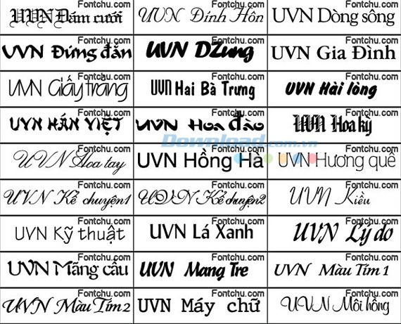 Download Bộ font Unicode để hỗ trợ gõ tiếng Việt có dấu trên máy tính dễ dàng.
