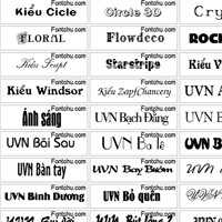 Bộ Font Unicode Tiếng Việt Đầy Đủ
