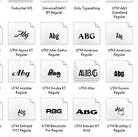 Bộ Font UTM - Font Chữ Tiếng Việt