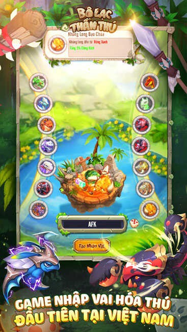 Game nhậo vai hóa thú