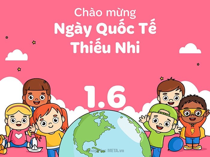 Thiệp Tết thiếu nhi 1/6