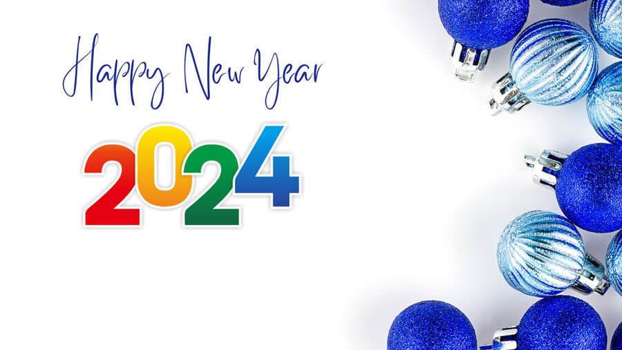 Mẫu thiệp chúc năm mới 2024