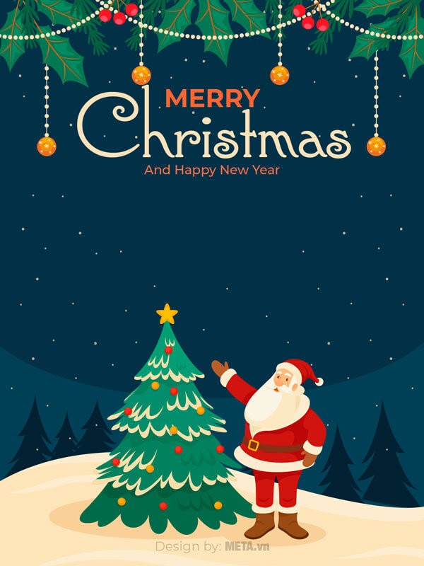 Thiệp mừng Giáng sinh và Năm mới