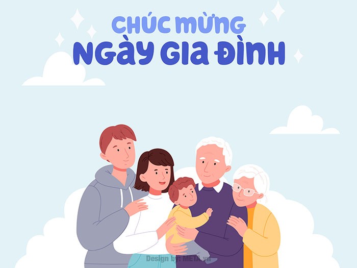 Bộ thiệp Ngày gia đình Việt Nam