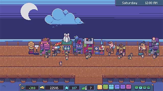 Có hàng chục cửa hàng để xây dựng trong game Boardwalk Builders