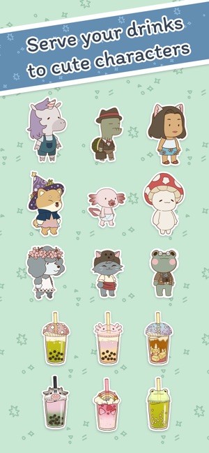 Phục vụ đồ uống cho các khách hàng đáng yêu