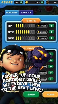 Nâng cấp kỹ năng của BoBoiBoy