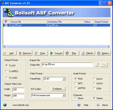 Boilsoft ASF Converter
