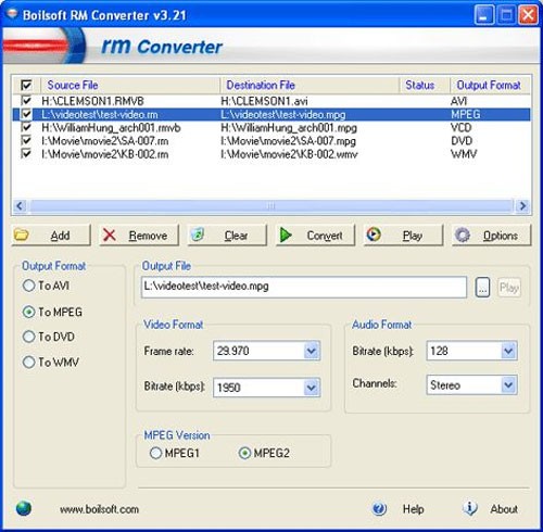 Boilsoft Rmvb Converter