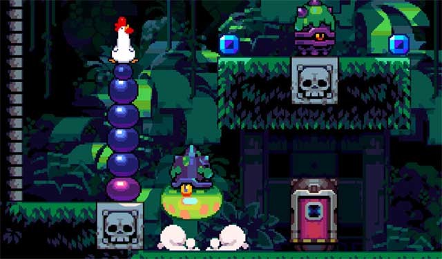 Đặt chất nổ đến những địa điểm cao để phá hủy các chướng ngại vật