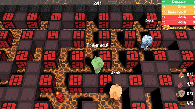 Game Bomb Royale sở hữu dàn nhân vật dễ thương nhưng hiếu chiến