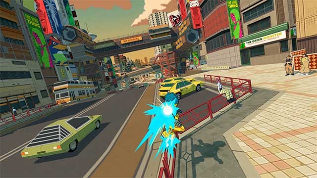 Bomb Rush Cyberfunk lấy cảm hứng từ game cổ điển Jet Set Radio