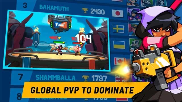 Tham gia cuộc chiến PvP khốc liệt trong các đấu trường hoành tráng của Bombastic Brothers