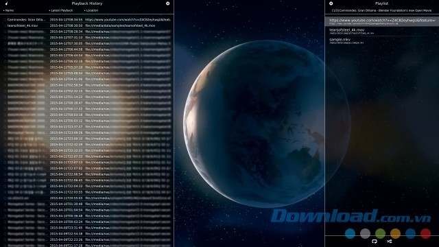 Xem lịch sử và danh sách phát của trình phát đa phương tiện Bomi cho Linux