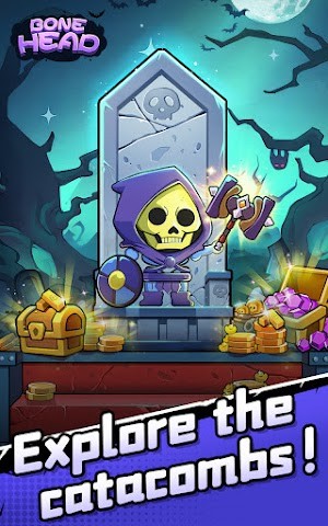 Khám phá các hầm mộ trong game Bonehead