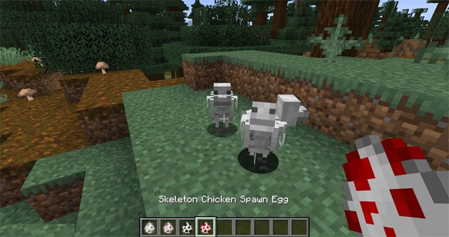 Lai ghép skeleton với item tương ứng để thu thập vật phẩm tương ứng trong Bones Mod