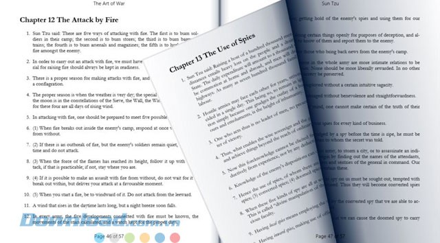 Hiệu ứng lật trang đẹp mắt