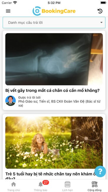 Cung cấp tin tức y tế hữu ích