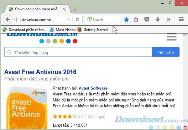 Tự động hiện bookmark với BookmarksDropDown cho Firefox
