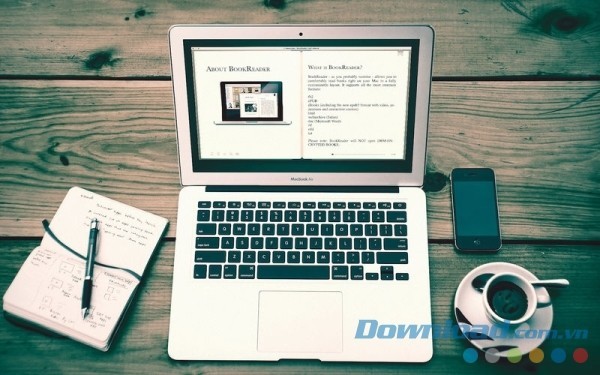 Phần mềm đọc sách tiện lợi trên máy tính BookReader cho Mac