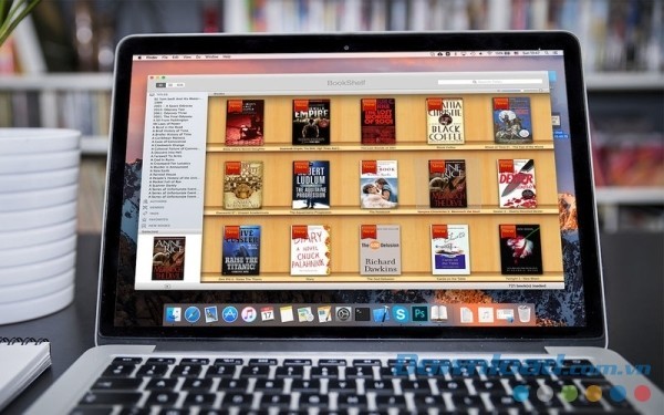 BookReader cho Mac có bố cục khoa học và dễ duyệt nội dung