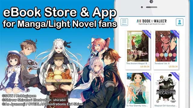 Đây là app dành riêng cho fan của manga và light novel Nhật Bản
