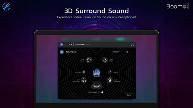 Đắm chìm trong âm thanh vòm 3D sống động