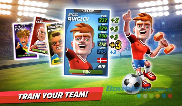 Đào tạo đổi tuyển của bạn trong game