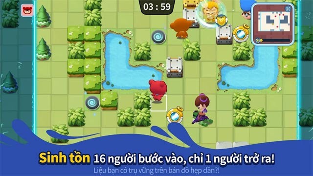 Chế độ Sinh tồn 16 người bước vào, chỉ 1 người trở ra