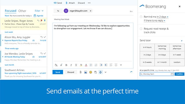 Hẹn giờ gửi Email tự động và theo dõi phản hồi thư