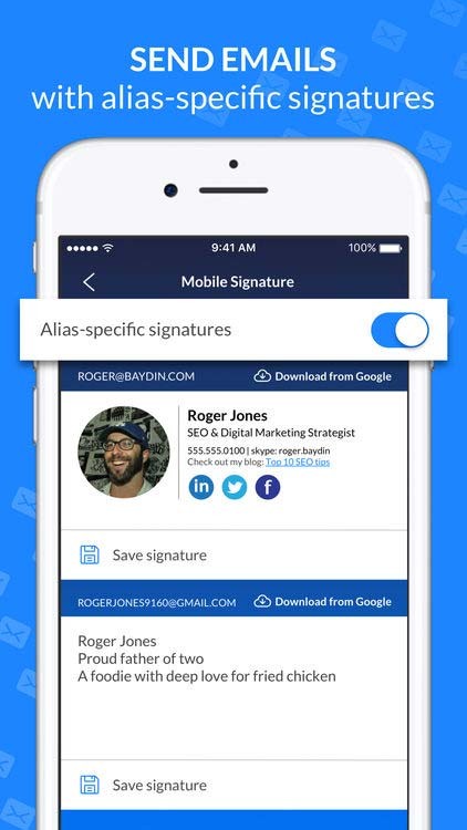 Gửi email có chữ ký từ Boomerang