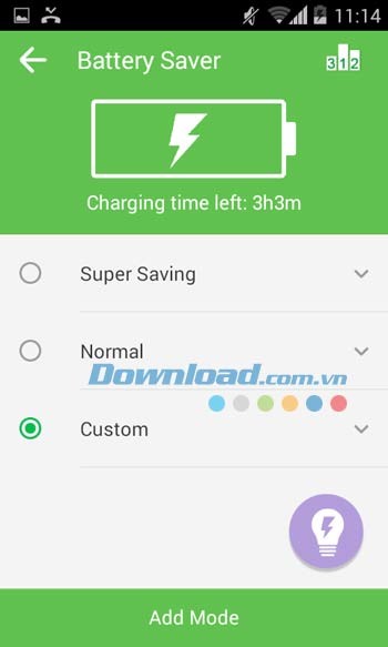 Booster giúp tiết kiệm pin