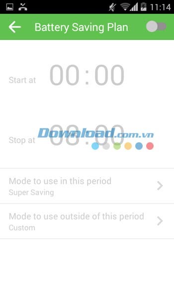 Lập kế hoạch tiết kiệm pin với Booster