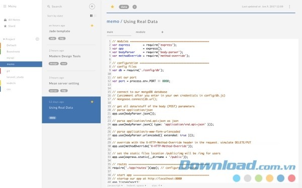 Phần mềm hỗ trợ lập trình miễn phí Boostnote cho Mac