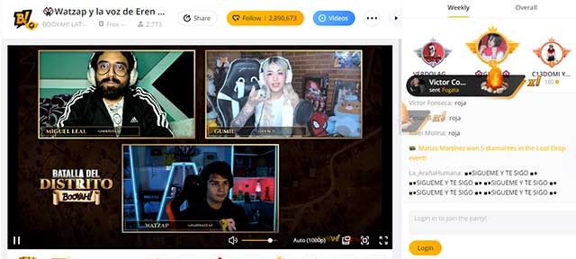 Trải nghiệm các trò chơi bạn yêu thích và kết nối với bạn bè qua web live stream Booyah!