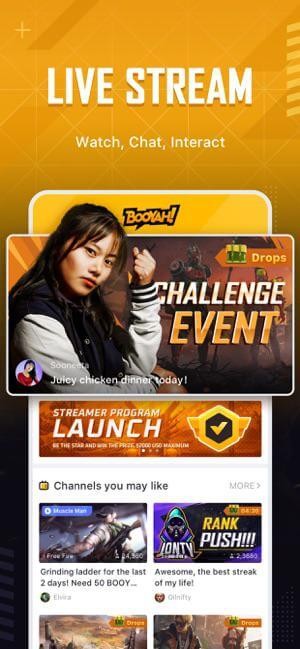 BOOYAH là nền tảng phát trực tuyến game của Garena