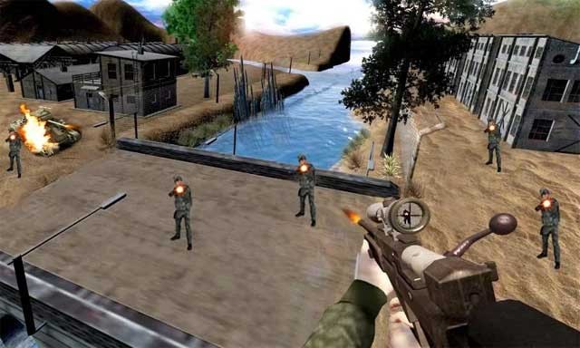 Trở thành một tay súng bắn tỉa chuyên nghiệp trong game Border Army Sniper cho Android