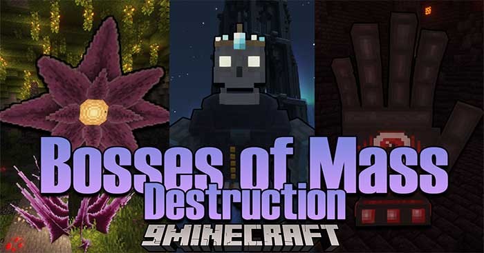 Chiến đấu với những tên trùm mới trong Bosses of Mass Destruction Mod